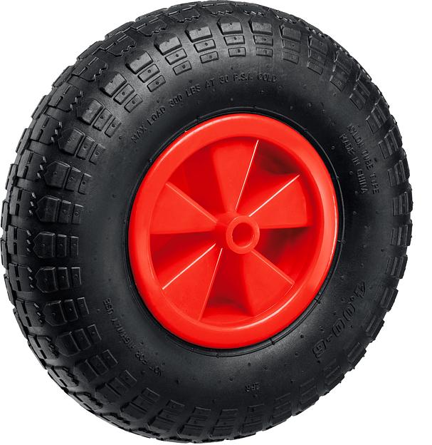 MIRAX WM-16, 4″ х 329 мм, для тачки (арт. 39900), ударопрочный пластик, пневматическое колесо (39916) фото 1