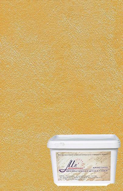 Тонкослойное декоративное покрытие Мраморикс™ кристалл золото 2 кг фото 1