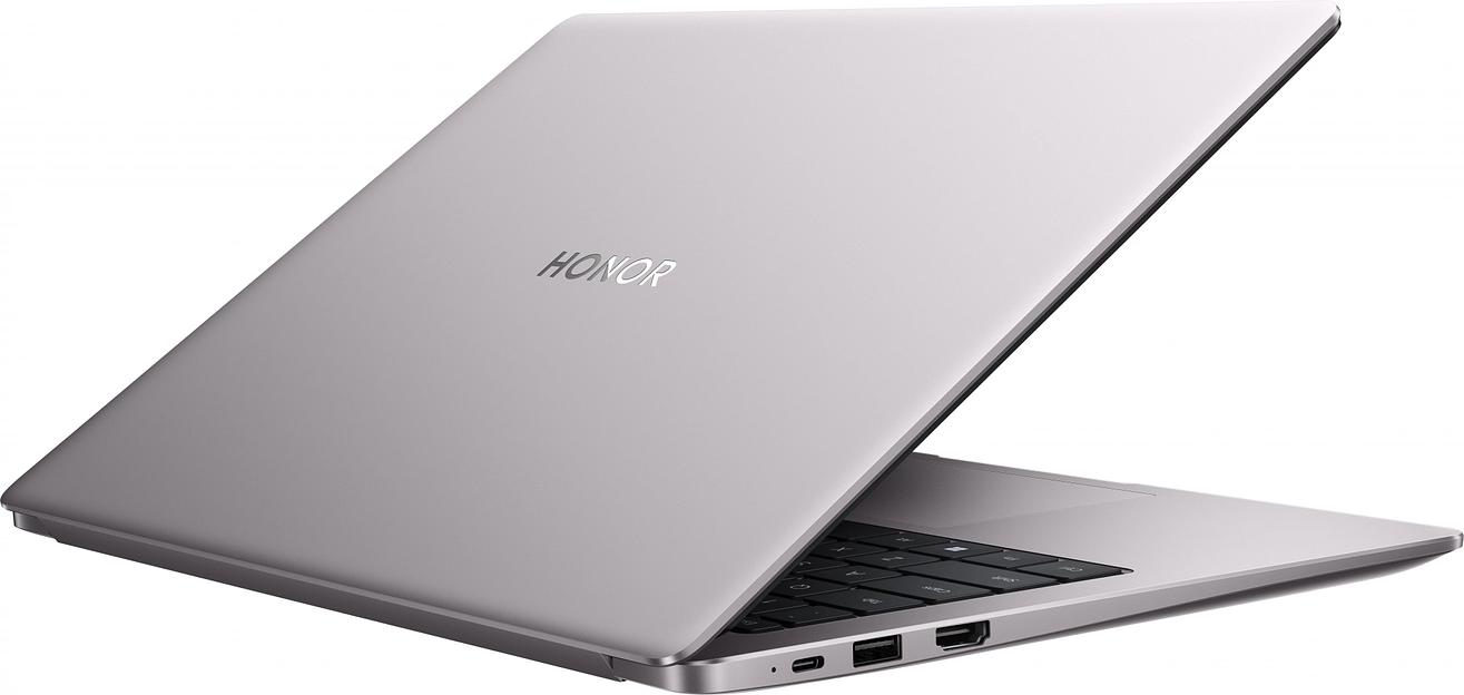 Ноутбук Honor MagicBook X14 GDG-X Core i5 12450H 16Gb SSD512Gb Intel UHD Graphics 14" IPS FHD+ (1920x1200) Free DOS grey WiFi BT Cam (5301ALWU) фото 6