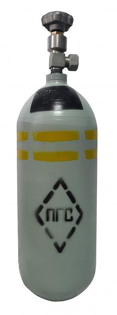Поверочная газовая смесь ПГС, O2-N2, баллон 4 л. фото 1