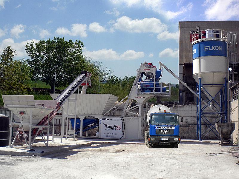 Стационарный быстромонтируемый бетонный завод QUICK MASTER 35 фото 1