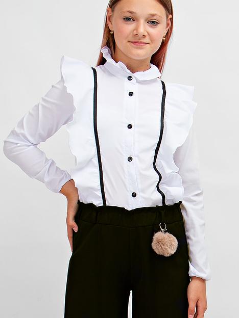 Брюки для девочки Соль&Перец чёрный, арт.SP23 ОПТ фото 3