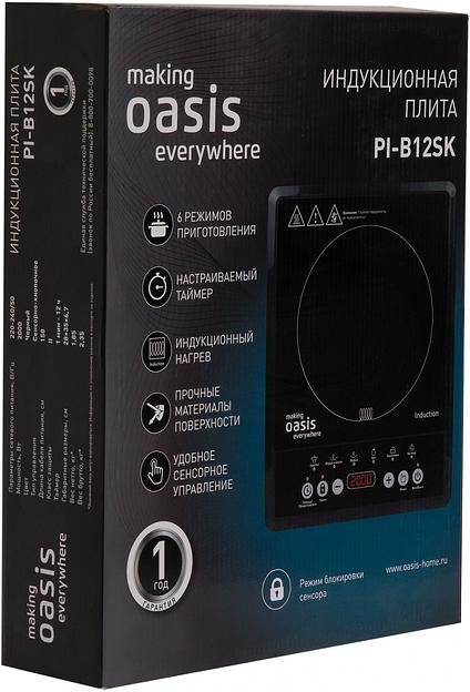 Плита Индукционная Oasis PI-B12SK черный закаленное стекло (настольная) (РI-B12SK) фото 8