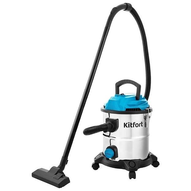 KITFORT КТ-548 Пылесос хозяйственный Мощность 1000 Вт Пылесборник 20 л Вид уборки сухая/сбор воды. фото 1