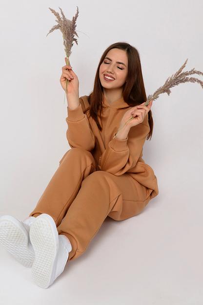 Брюки женские «Oversize», бежевый, опт фото 7