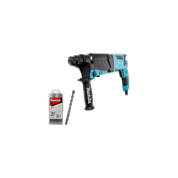 Перфоратор Makita HR2630 + набор буров B-54704 [kit024] фото 1