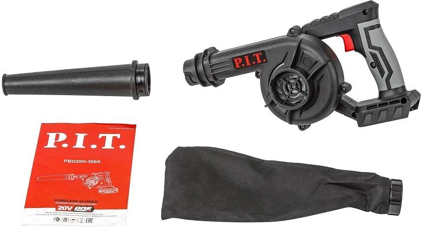 Воздуходувка P.I.T. PBO20H-300A SOLO черный фото 4