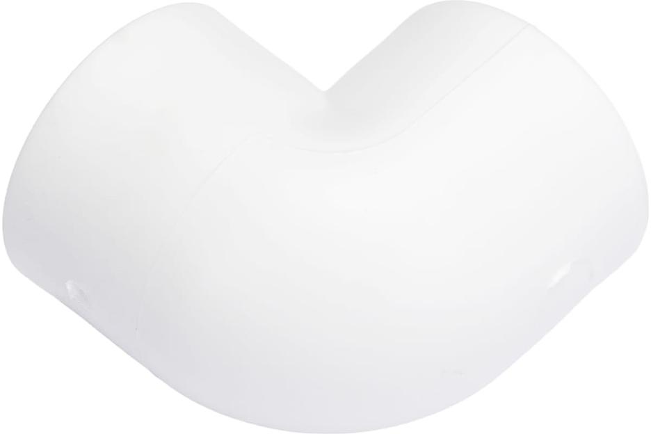 Угольник 25 мм 90 град., полипропиленовый, белый фото 2