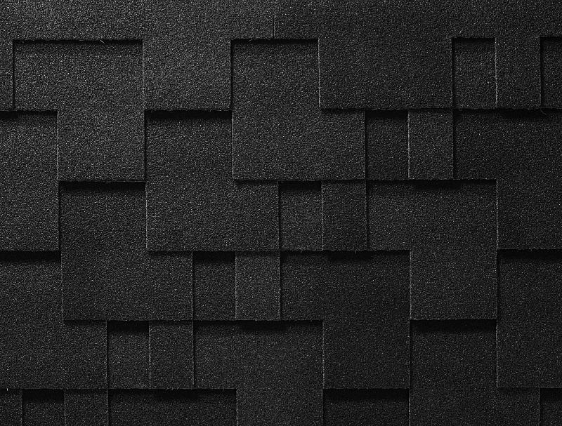 Гибкая черепица СБС «RUFLEX», цвет: тёмная ночь, коллекция Руна фото 1