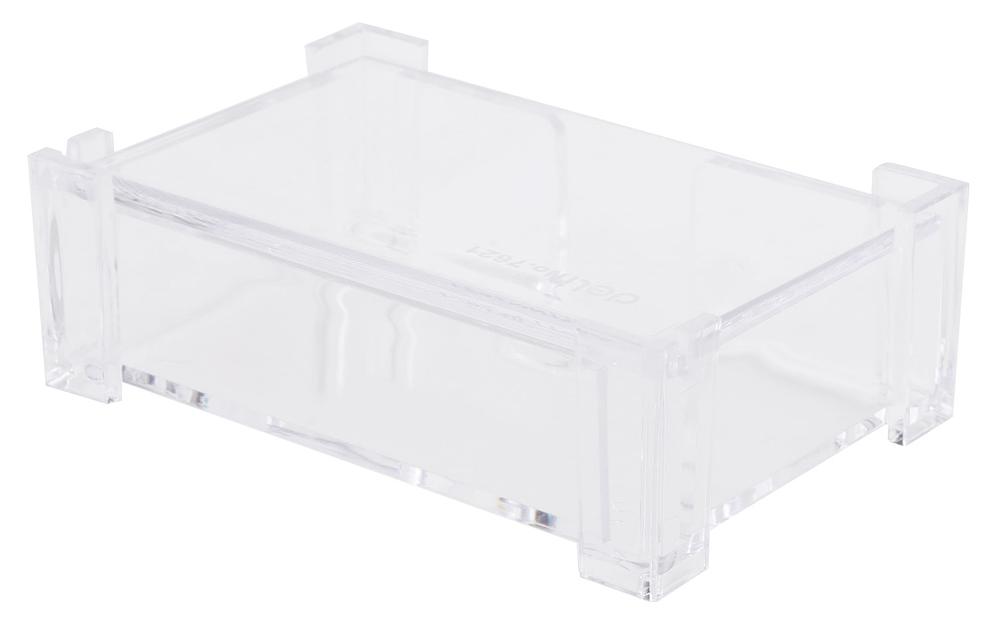 Подставка Deli E7621 для визиток 103х68х34мм прозрачный фото 1