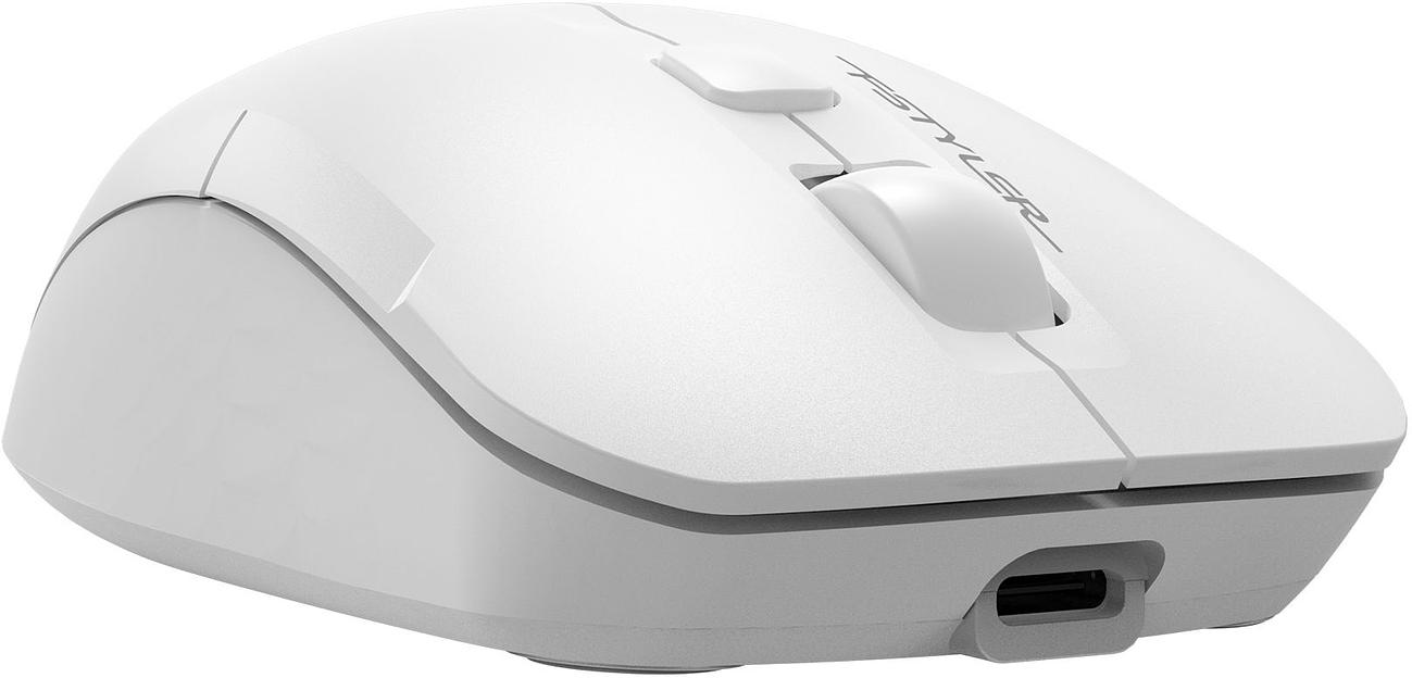 Мышь A4Tech Fstyler FG16C Air белый оптическая (2000dpi) беспроводная USB для ноутбука (3but) фото 6