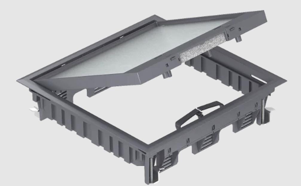 Универсальный лючок Obo Bettermann «GES9-2U» на 12 модулей ОПТ фото 1