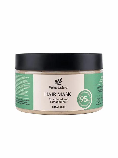 Маска для окрашенных и поврежденных волос «Природная защита» Verba Natura, 300 мл ОПТ фото 3