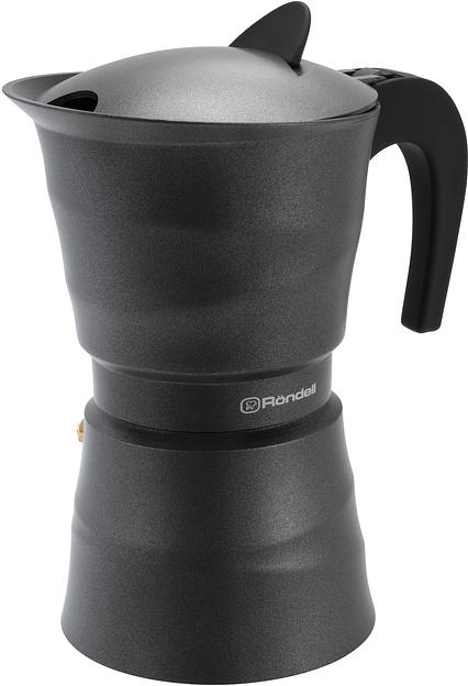 Кофеварка гейзерн. Rondell Pacific Grey RDA-1901 0.45л алюминий серый фото 1