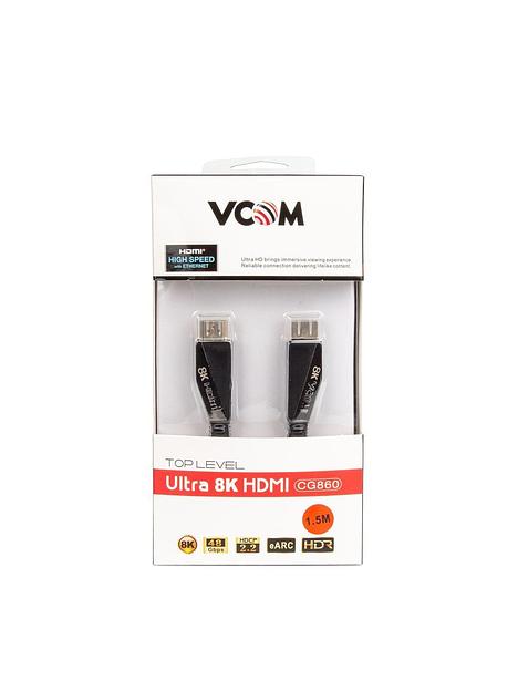 VCOM CG860-1.5M Кабель HDMI 19M/M,ver. 2.1, 8K@60 Hz 1.5m VCOM фото 2