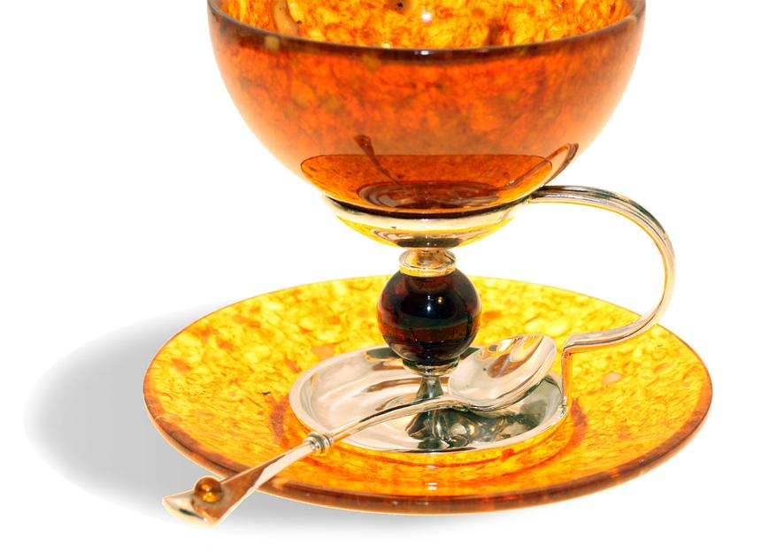 Деликатесный набор «Шар» из янтаря фото 1