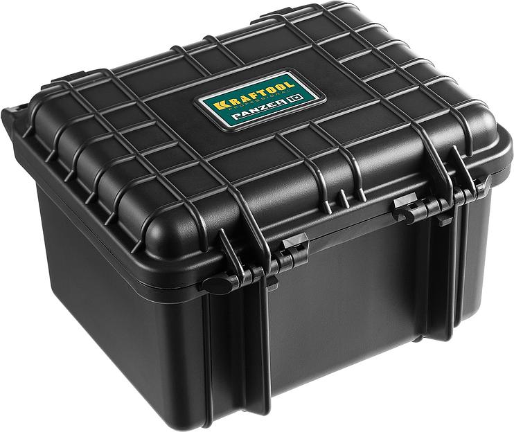 KRAFTOOL PANZER-10, 270 х 240 х 170 мм, (10″), IP55, ударопрочный пластиковый ящик (38251-10) фото 4