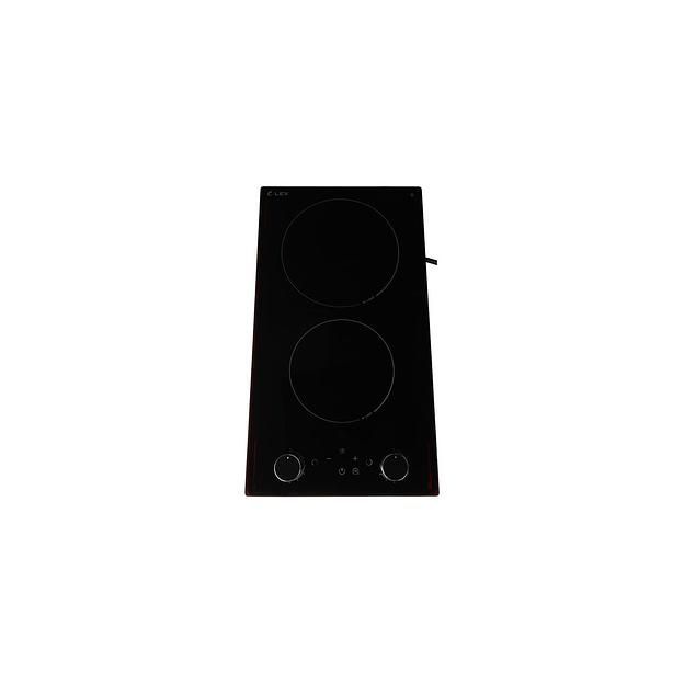 Электрическая варочная поверхность LEX EVH 320M BL, конфорок: 2 шт., стеклокерамика, независимая, черный фото 1