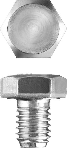 ЗУБР ГОСТ 7798-70, кл. пр. 5.8, M8 х 10 мм, цинк, 5 кг, болт (303080-08-010) фото 1