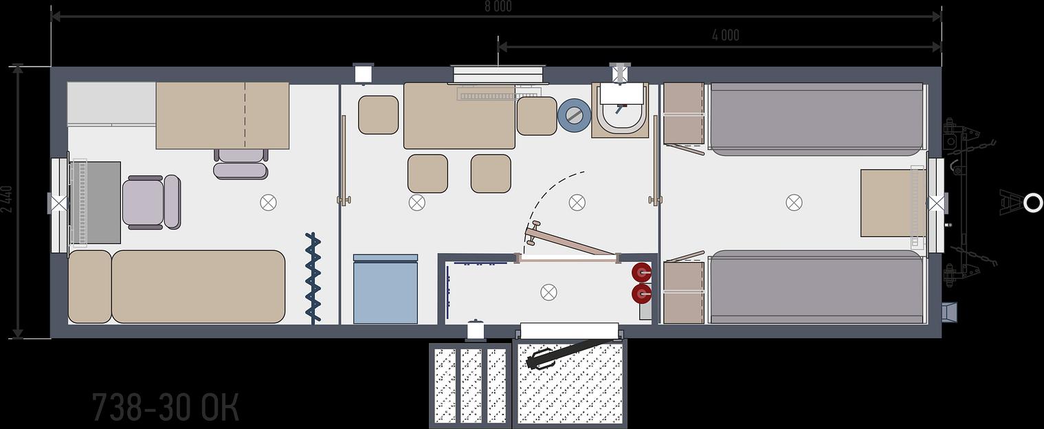 Вагон-дом медицинский пункт фото 8