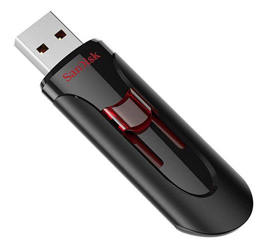 Флеш Диск Sandisk 64Gb Cruzer Glide SDCZ600-064G-G35 USB3.0 черный фото 1