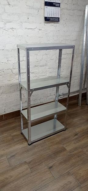 Стеллаж разборный телескопический (12413) СРТ 730-1410/700/300/0,9/0,5/4/Zn ОПТ фото 1