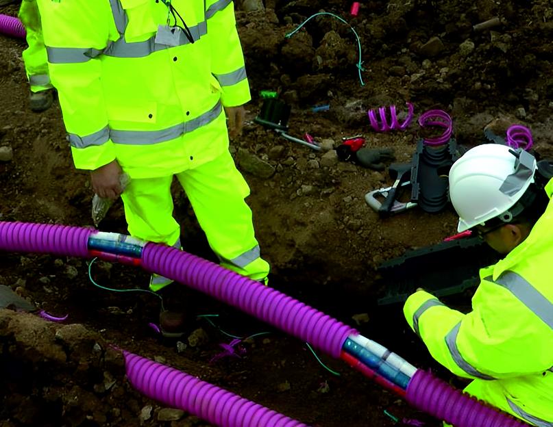 Высокопрочная кабельная труба спиральная многоканальная - ВКТС 3x28 фото 2