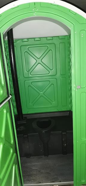 Туалетная пластиковая кабина «Эконом» с баком фото 7