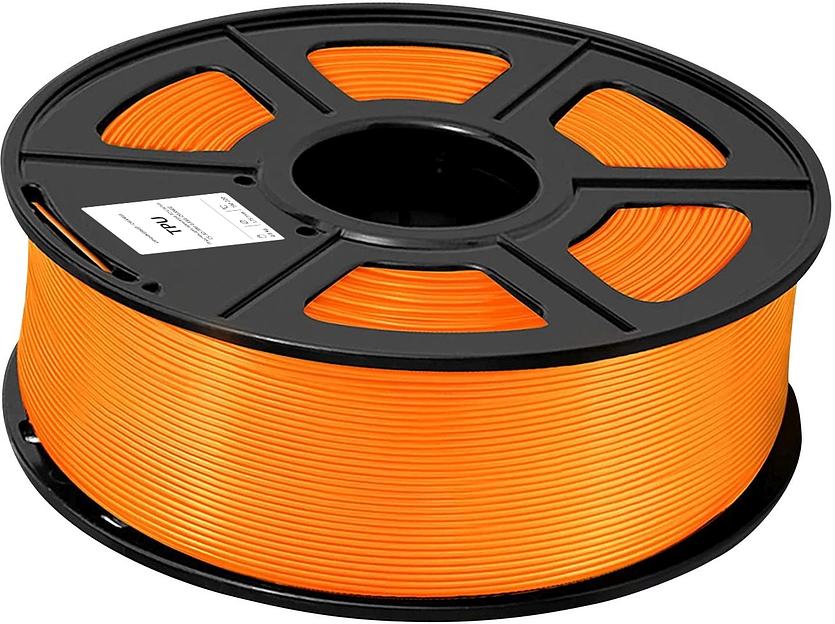 Пластик для принтера 3D Cactus CS-3D-TPU-0.8KG-ORANGE TPU d1.75мм 0.8кг 1цв. фото 2