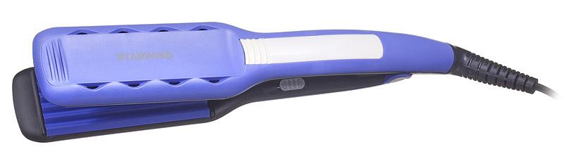 Щипцы Starwind SHE6620 40Вт макс.темп.:210С покрытие:керамическое синий фото 2