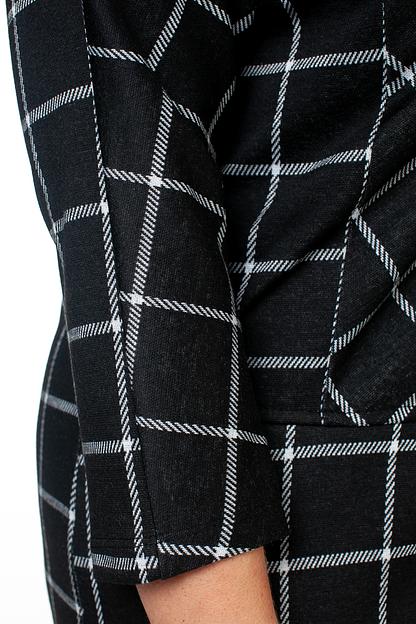 Платье женское 5965/03/Черный, белый фото 2