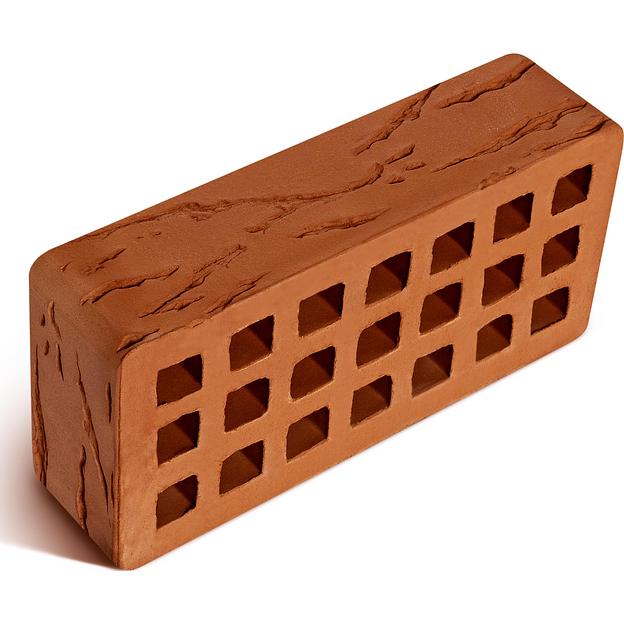 Сталинградский кирпич рядовой пустотелый (классический) 1 НФ фактурный ОПТ фото 1