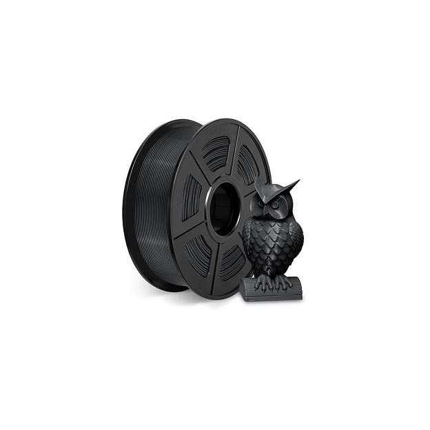 Пластик Cactus CS-3D-ABS-1KG-BLACK ABS/ 1.75мм/ 1кг/ 386м/ черный фото 1