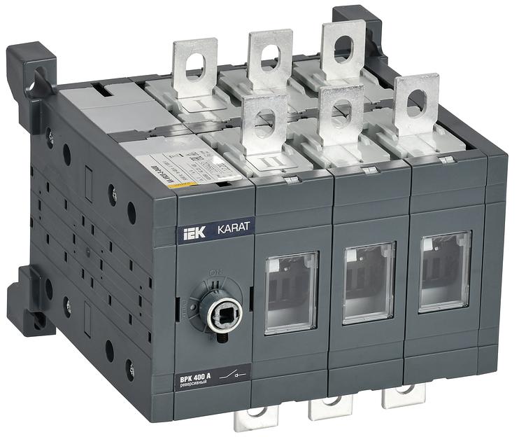 KARAT Выкл-разъед. ВРК реверс. без рукоятки 3P 400А IEK IEK KA-VR20-3-0400 фото 1