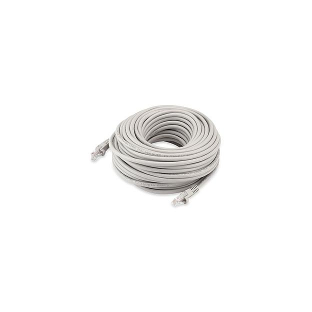 Патч-корд Buro UTP-5E-20M-G литой (molded), UTP, кат.5E, 20м, 4 пары, 26AWG, алюминий омедненный, многожильный, серый фото 1
