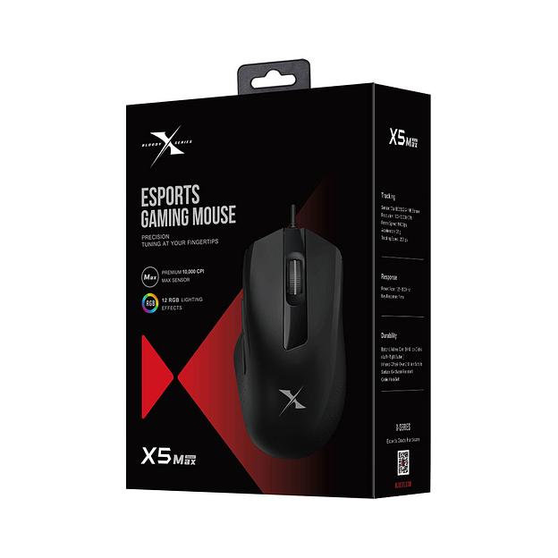 Мышь A4Tech Bloody X5 Max черный оптическая (10000dpi) USB (9but) фото 6