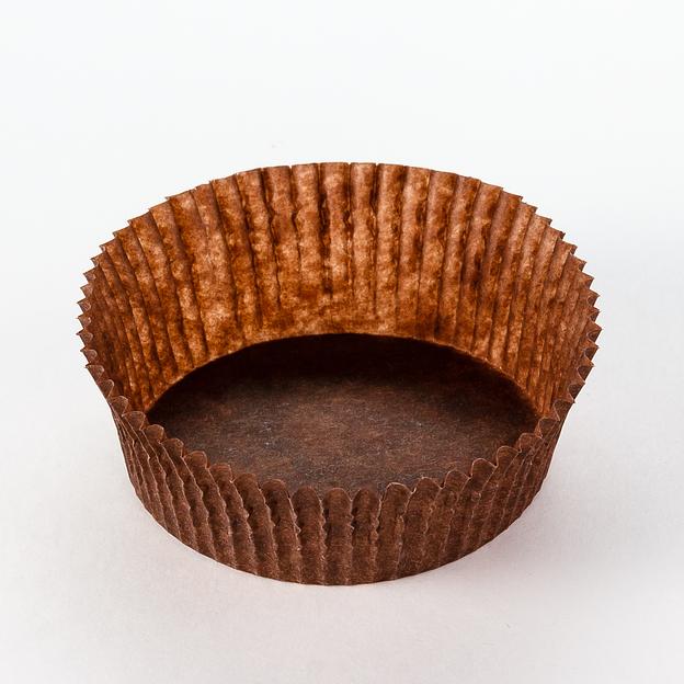 Тарталетка бумажная коричневая 60*25мм - 1000 шт фото 1