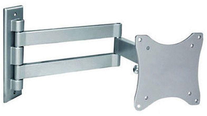 Кронштейн для телевизора Arm Media LCD-7101 серебристый 10"-26" макс.15кг настенный поворотно-выдвижной и наклонный фото 1