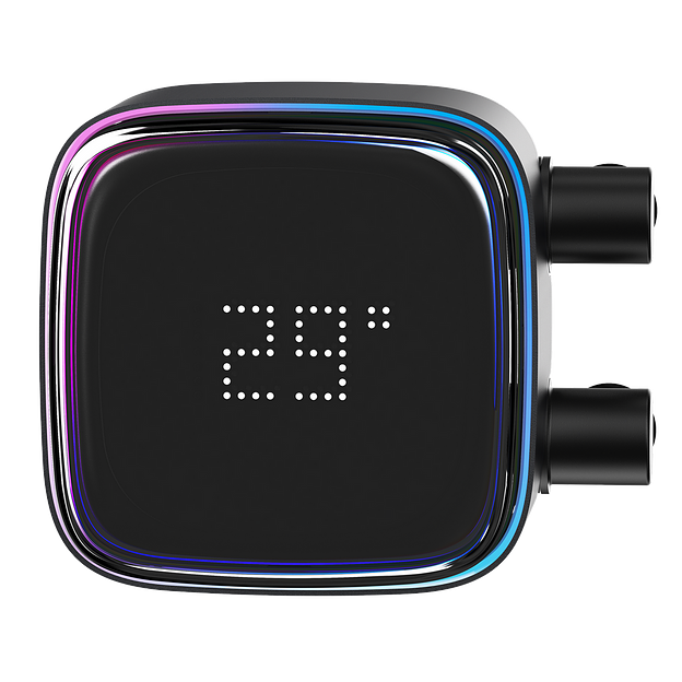 Жидкостная система охлаждения Ocypus Iota L24 BK ARGB Black 280W/ All Intel/ AMD AM*/ Digital display / Screws фото 2