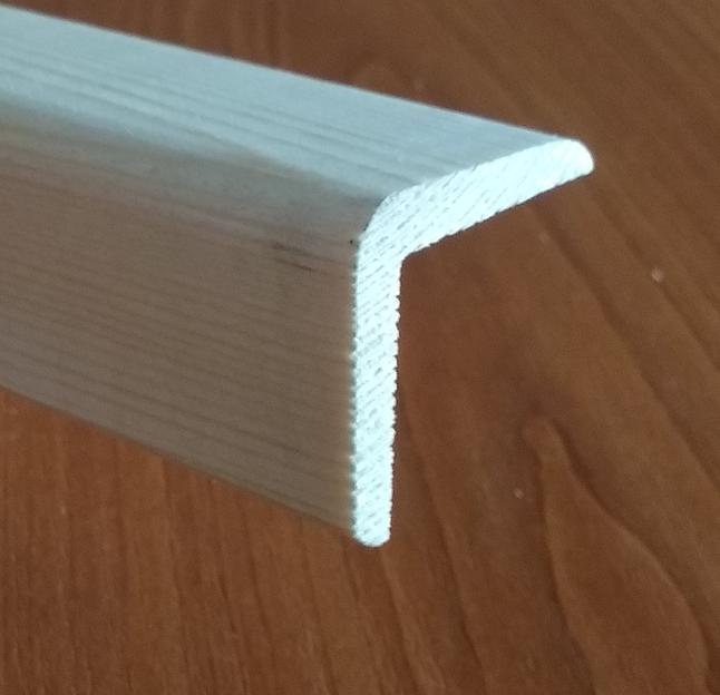 Уголок срощенный, сосна наружний 40х40х2500 мм фото 1