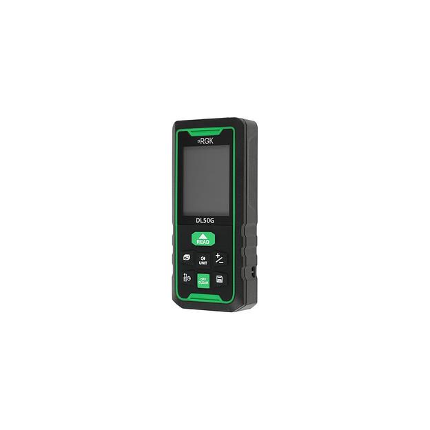 Лазерный дальномер RGK DL50G, 2 класс лазера, 535нм, луч зеленый, с поверкой [755726] фото 1