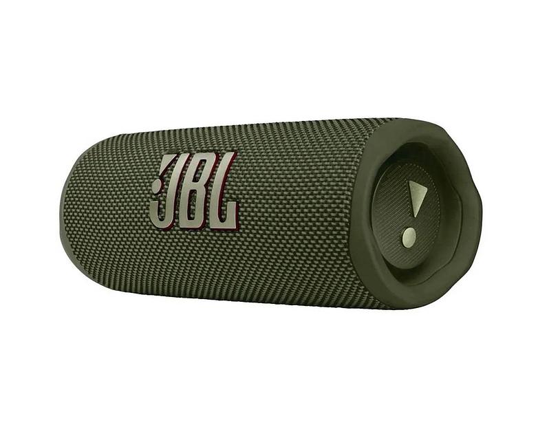 JBL Портативная акустика Flip 6, Bluetooth, 30 Вт, IP67, Li-Pol, зелёный. фото 1
