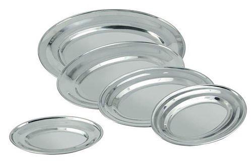 Блюдо овальное нерж. 35,5*25,2 см. MGsteel /1/72/ фото 1