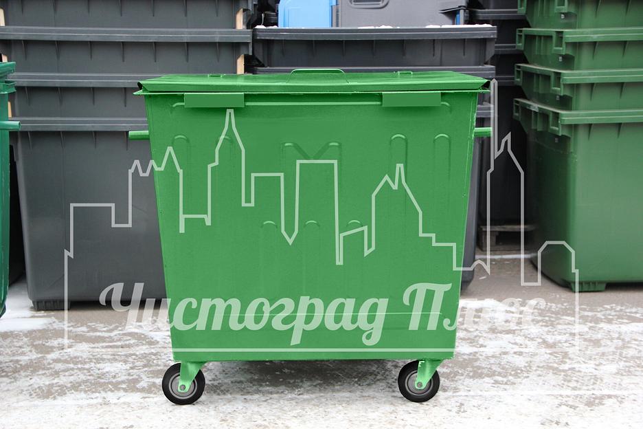 Металлический контейнер 1,1 куб.м фото 2