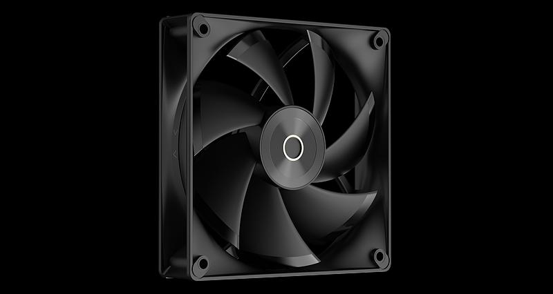 Вентилятор для корпуса Ocypus Delta F12 BK, 120x120x25mm, 4-PIN PWM, 500-2000 RPM, 29 DBA MAX, HYDRO BEARING фото 1