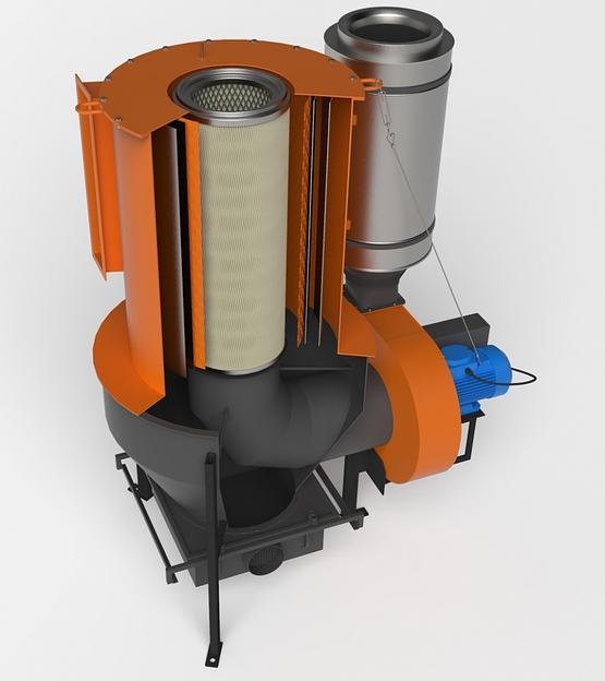 Пылеулавливающий агрегат ЦФВ-5000 фото 2