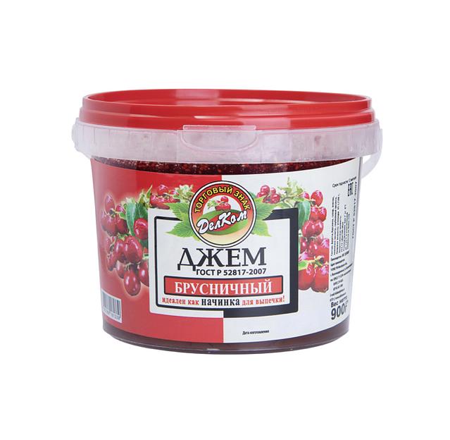 Джем «Брусничный», 900 гр, опт фото 1
