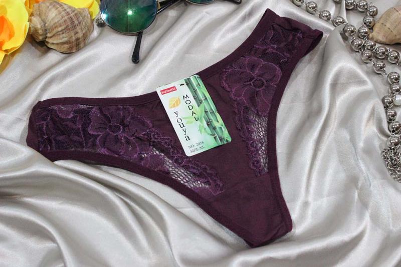 Стринги женские р-р 42-46 Арт. 2028 бамбук (к.9765) фото 1