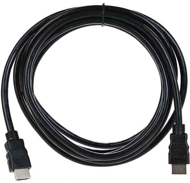 Кабель HDMI-19M --- HDMI-19M ver 2.0+3D/Ethernet,3m Telecom VCOM Telecom HDMI (m) - HDMI (m) 3м (TCG200-3M) фото 1