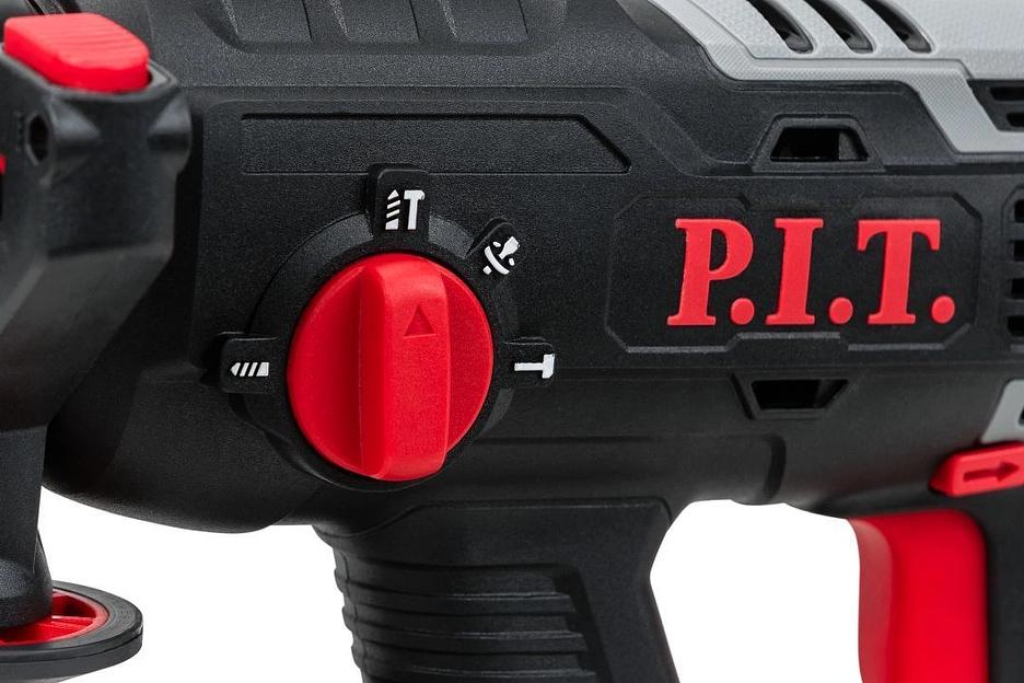 Перфоратор P.I.T. PBH20H-22B патрон:SDS-plus уд.:1.8Дж аккум. фото 6